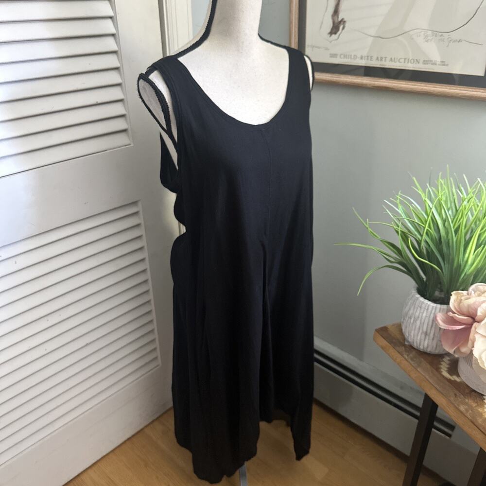 AG Adriano Goldschmied Dress Womens Large Sleeveless Shift Minimalist Lagenlook